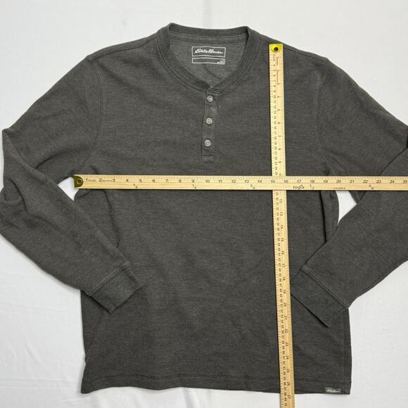 Eddie Bauer Grey Long Sleeve Thermal Shirt Size Large - Picture 5 of 5
